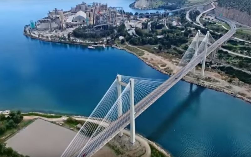 Euripus channel is a narrow line of sea water