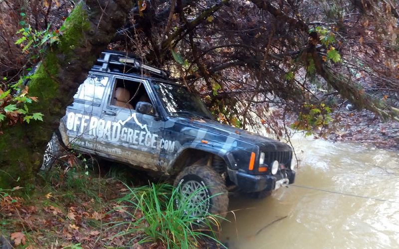 Sometimes with the use of winch recovery so our team be able to go forward