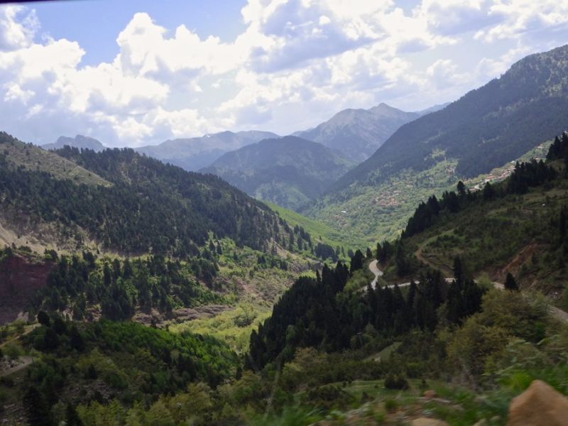 The 4x4 routes in the wild mountains of Agrafa