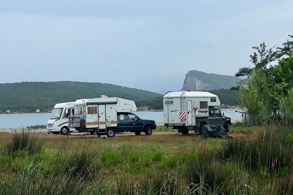 Wild camping overland expedition in the Southern Greece