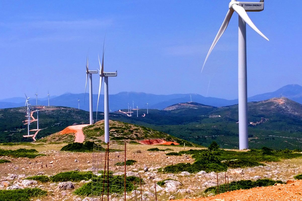 at about 800+m we stop at the Aeolic park and we have a great opportunity for photos with a breathtaking view from above