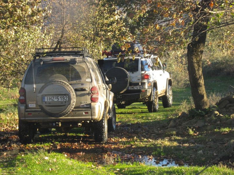 4x4 Off-Road route, through forest paths Karpenisi