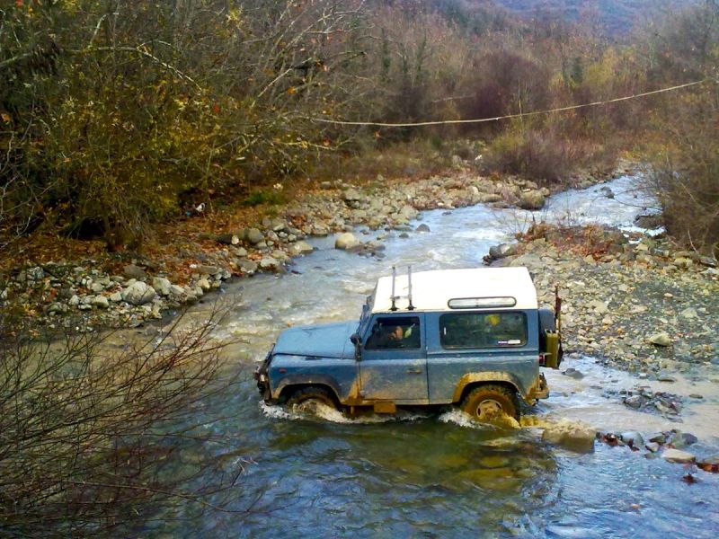 4x4 Off-Road route, through forest paths Karpenisi